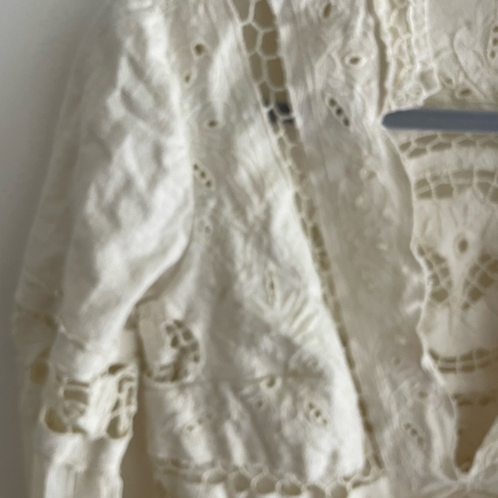 Free People Ivory Lace Top Tunic Dress - Picture 3 of 9